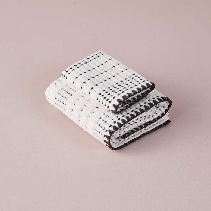 Serviette pour visage - Savona - Anthracite