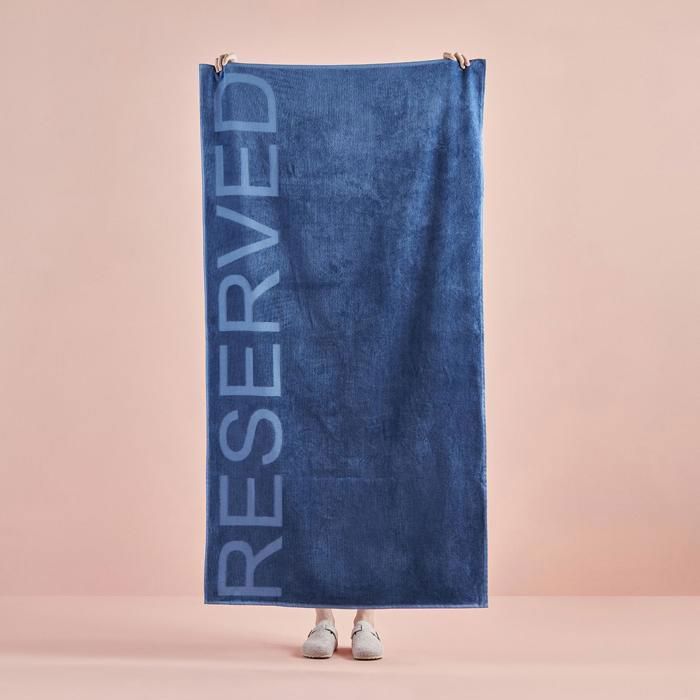 Serviette de plage 90x160 - Denim - Reserved