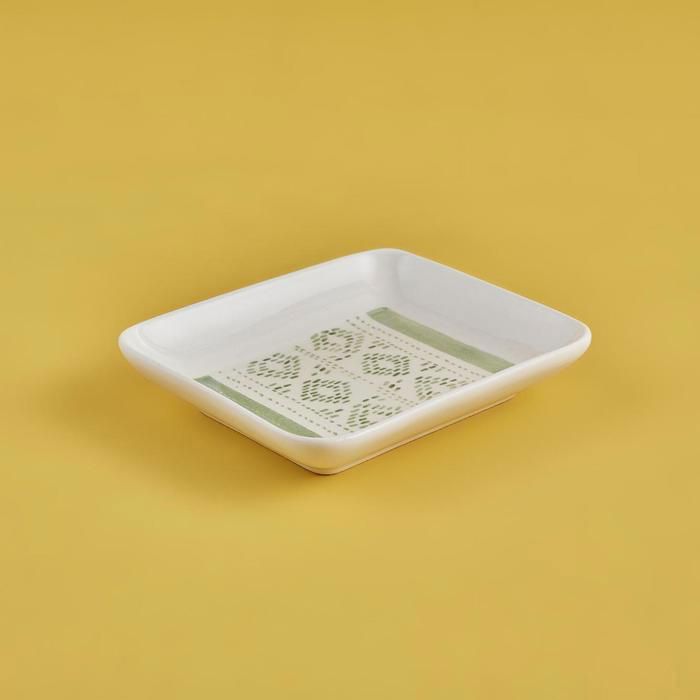 Assiette (19x16cm) - Native - Vert