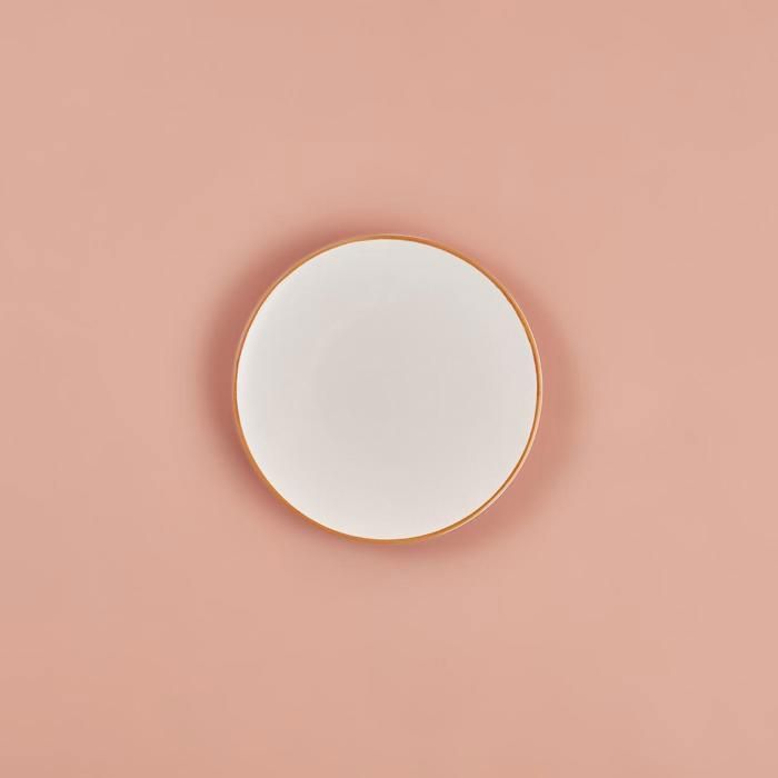 Présentoire cake - Allure - Blanc-Moutarde