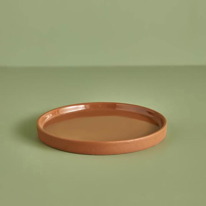 Assiette bougie - Himalia - Marron clair