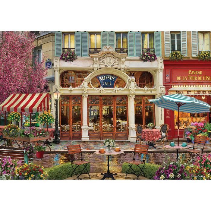 Puzzle 1000 pièces : Majestic Café Coloris Unique