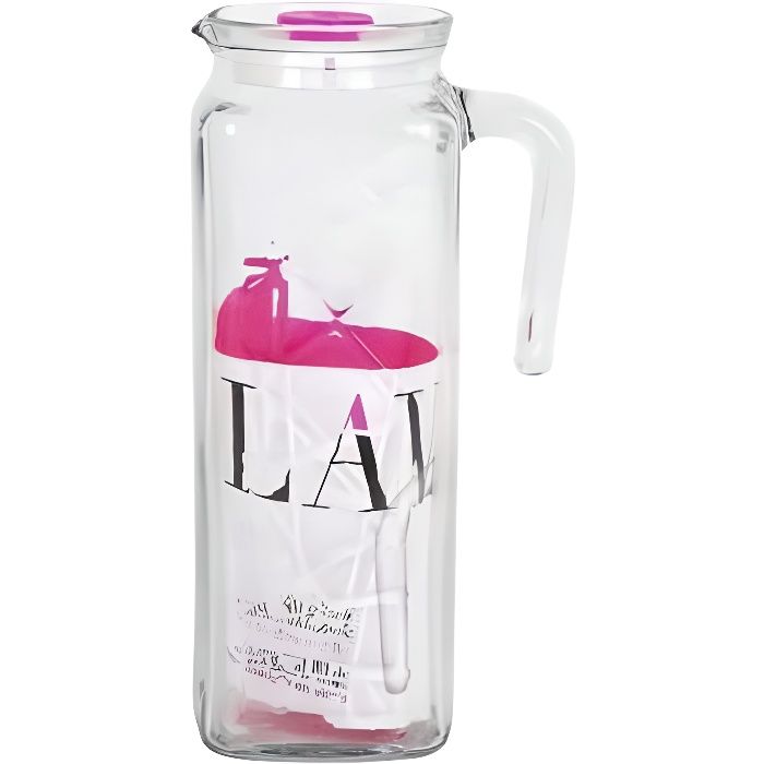 LAV - Carafe en Verre Transparent LAV Line (1200 ml)