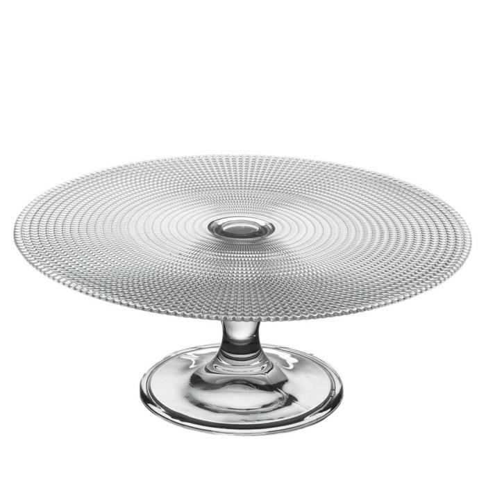 PLAT Á GÂTEAU VERRE 28CM
