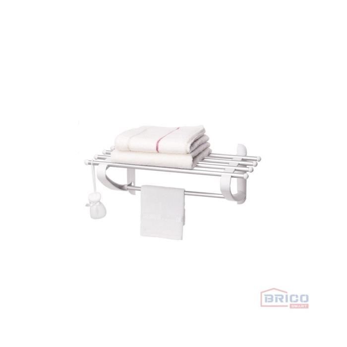 Porte-serviettes en aluminium - Blanc