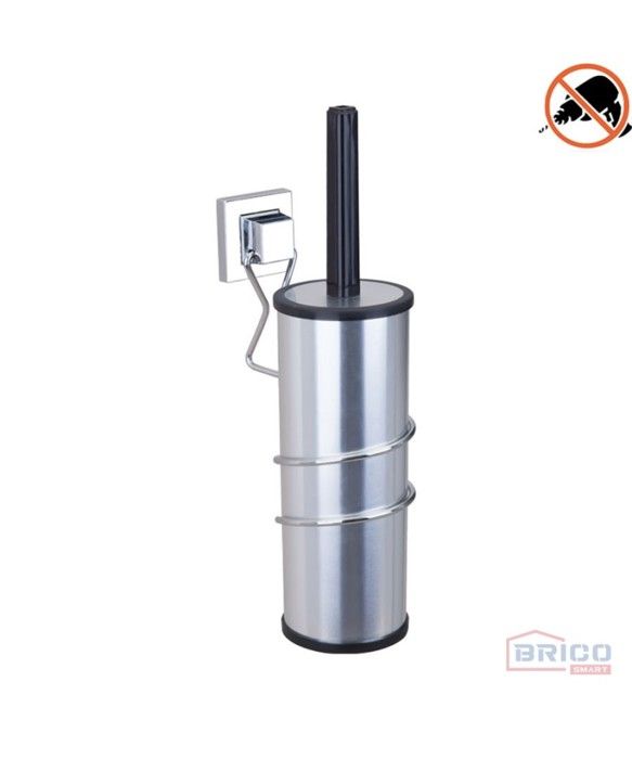 Brosse WC, avec support mural autocollant