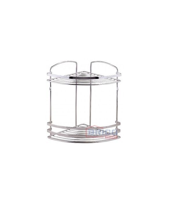 Meuble de coin salle de bain à 2 niveaux en Inox ( 20cm*20m, H: 28cm)