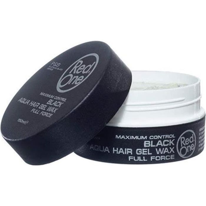 Cire Coiffante - RedOne - Black Aqua Gel - 150ml - Tenue Ultra Forte - Brillance Éclatante