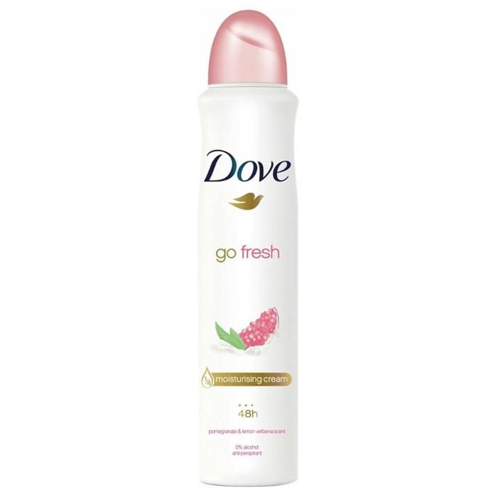 Déodorant - Dove - Go Fresh - Grenade et Citron - 250ml - Sans alcool