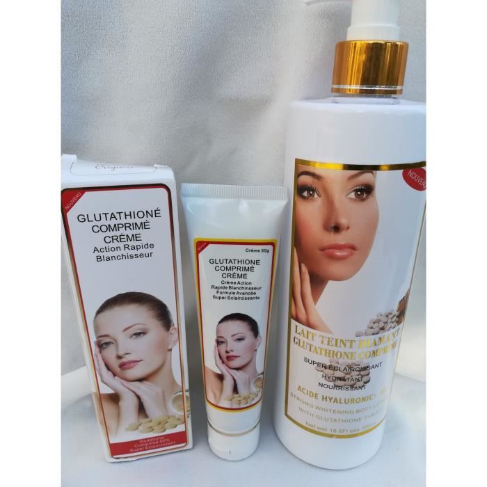 EXTRA ECLAIRCISSANT LAIT DIAMANT ET TUBES CONCENTRÉ AU GLUTATHIONE