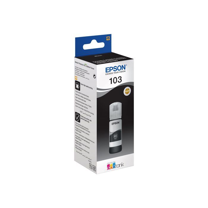 Epson Botella Tinta Ecotank 103 Negro 70ml