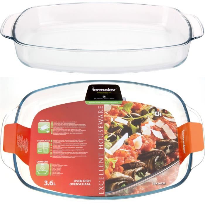 PLAT A FOUR VERRE 3600ML