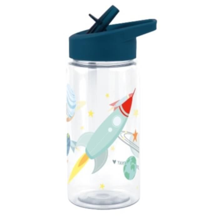 Gourde - Little Lovely - Espace - 450 ml - Bleu - Polyéthylène
