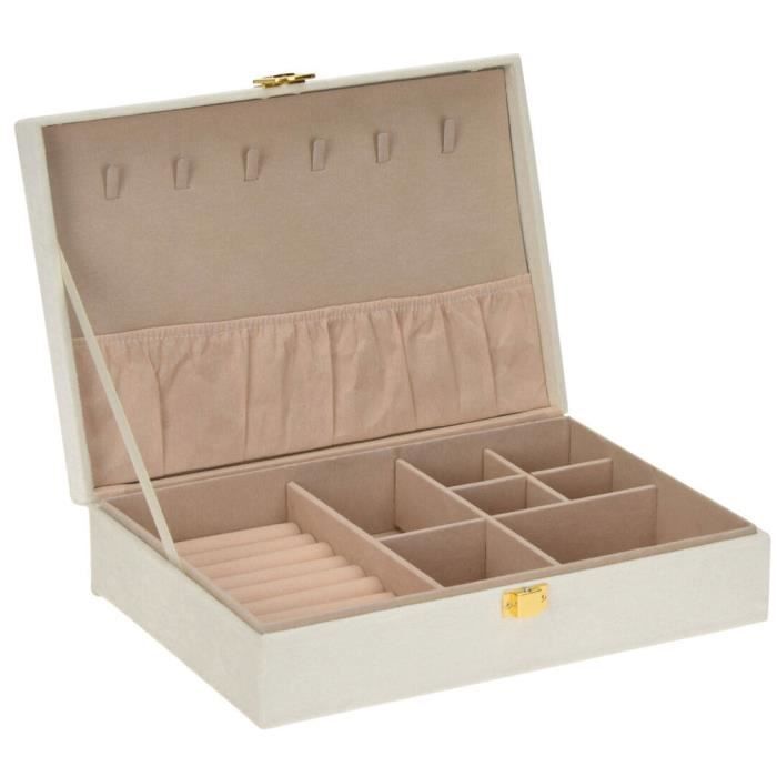 Boîte à bijoux CLASSIC, avec intérieur en velours