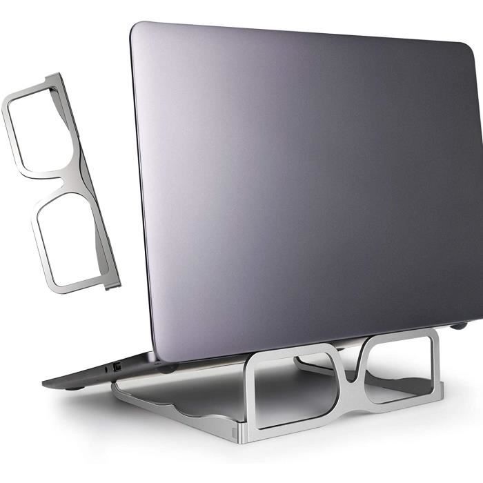 SUPPORT Aceshop Support Ordinateur Portable Support de Support D'ordinateur en Forme de Lunettes Pliable Support PC Portable Vent302