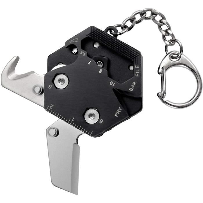 COUTEAU MULTIFONCTIONS ng MultiOutils Hexagonal Kit Pliant Mini Poche De Survie Ensemble Doutils en Acier Inoxydable avec Coutea117
