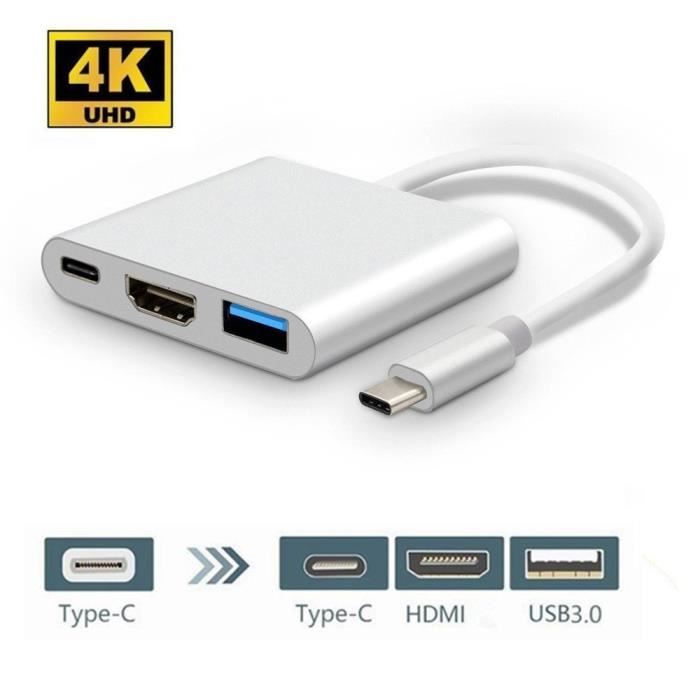 USB Type-C vers HDMI / USB3.0 / USB 3.1 Adaptateur Type-C