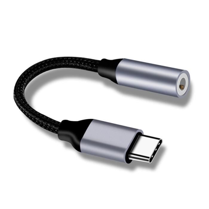 3,5 mm - Câble de chargement pour écouteurs 2 en 1, USB type-c vers Jack 3.5mm, adaptateur Audio AUX, pour Hu3,5 mm