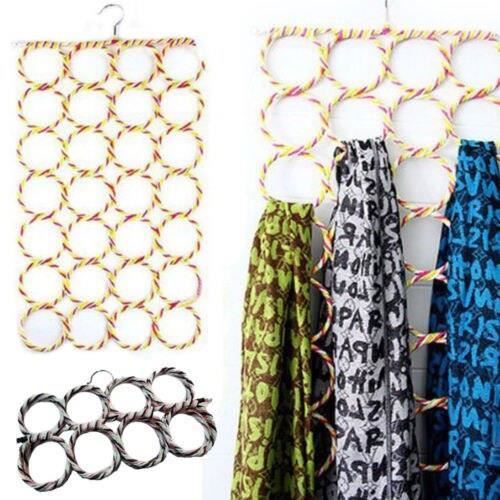Cintre,Porte foulard,présentoir pour écharpes,porte cravate,ceinture,organisateur circulaire,support de rangement - Type 12 Rings