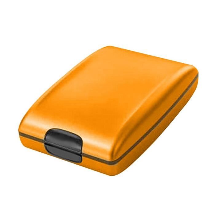 Portefeuille De Dépôt Et De Retrait Rfid Sécurisé, Porte-cartes De Crédit, En Métal, Pour Hommes Et Femmes, S