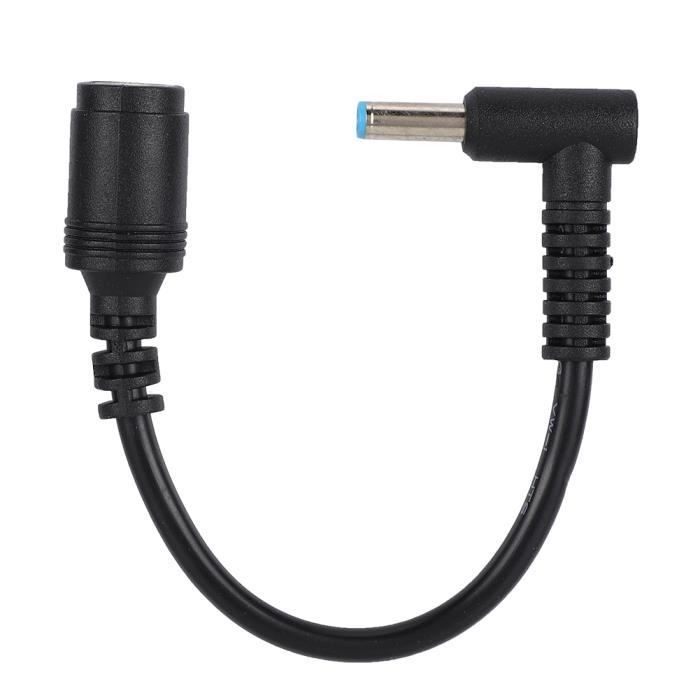 Adaptateur, 7,4 X 5,0 femelle à 4,5 X3,0 mâle, Plug and Play de haute qualité avec ligne de conversion de broches pour ordinateur