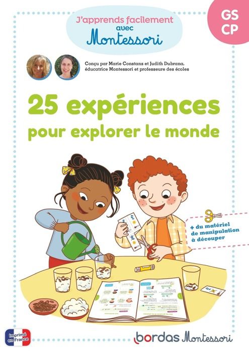 Bordas - Mes activités Montessori - Explorer le monde - Constans Marie/Dubrana Judith 297x210