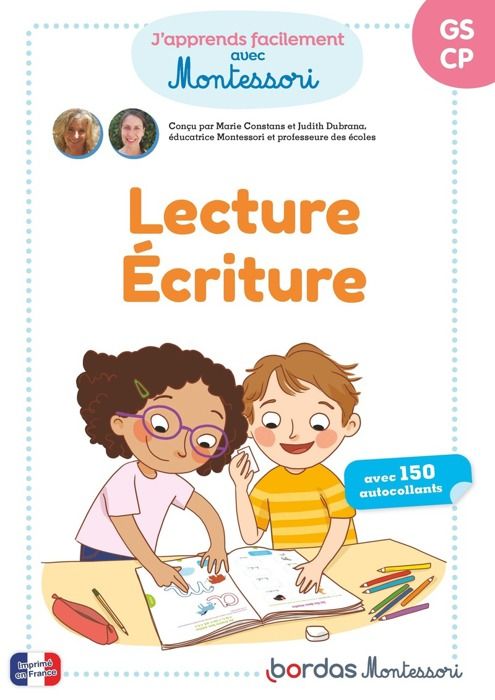 Bordas - Mes activités Montessori - Lecture - Ecriture - Constans Marie/Dubrana Judith 297x210