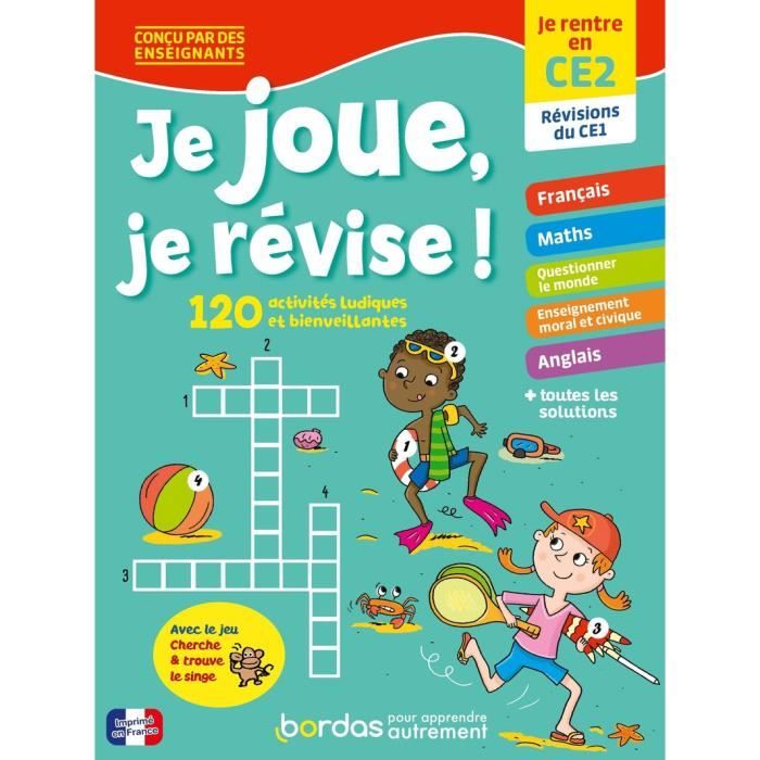 Bordas - Je joue, je revise - Je rentre en CE2 - Laugier Cecile 261x195