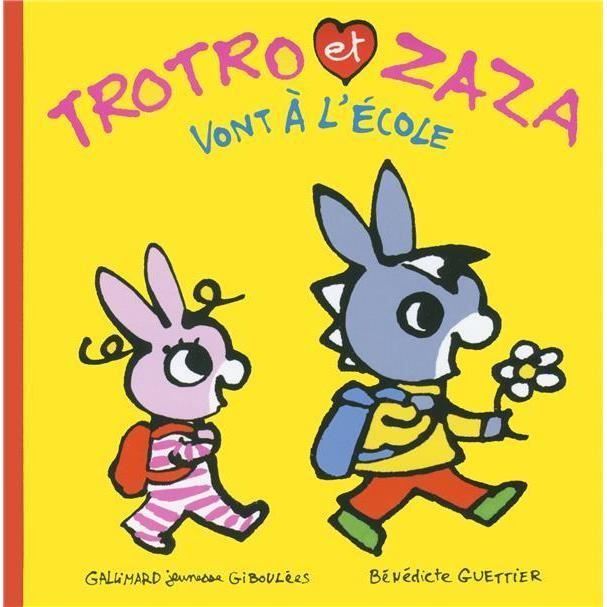 Livre - Trotro et Zaza vont à l'école