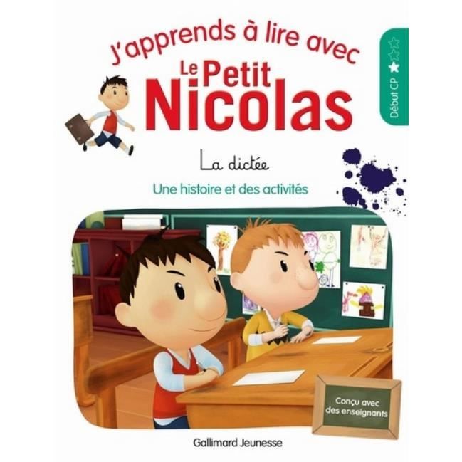 J'apprends à lire avec Le Petit Nicolas : La dictée. Niveau 1