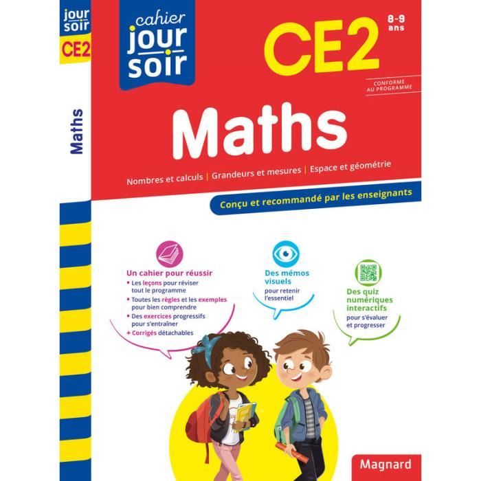 Maths CE2 - Cahier Jour Soir