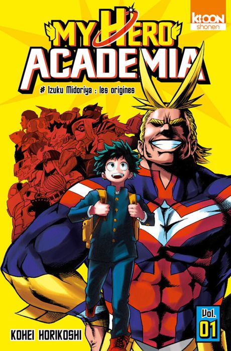 Manga - Ki-oon - My Hero Academia T01 - Super-pouvoirs - Héros - Izuku Midoriya