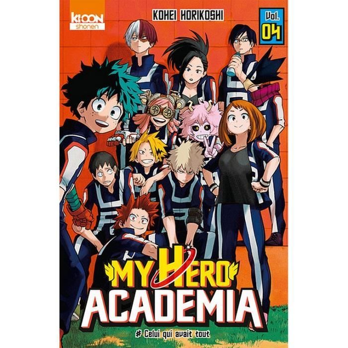 Manga - Ki-oon - My Hero Academia Tome 4 - Super-héros - Univers alternatif - Aventure fantastique