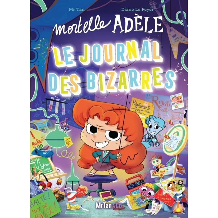 Journal des Bizarres - Mortelle Adèle - 2023 - 160 pages - Livre d'activités - Célébration des différences