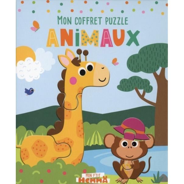 Mon coffret puzzle Animaux. Avec 5 puzzle de 3 pièces