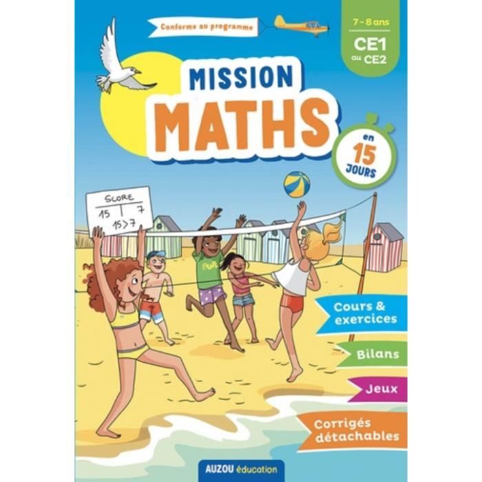 Mission Maths en 15 jours CE1 au CE2