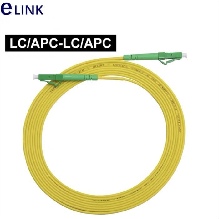 Câble de raccordement,Cordon de raccordement fibre optique,ELINK,SC,APC,LC,UPC,David,APC,ST,UPC,SM,SX,Canon à - LC APC-LC APC-20M