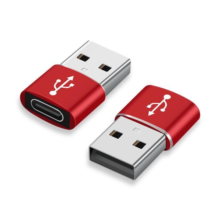 Câble de raccordement,Mini adaptateur USB 3.0 vers USB C 3.1,haute vitesse,type C femelle vers USB type A mâle- black[B9114]