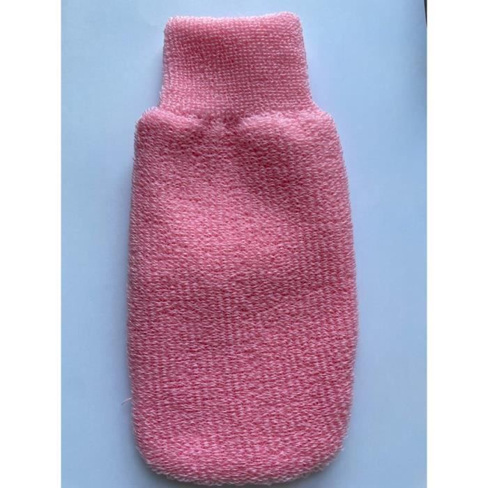 Gant de savonnage rose