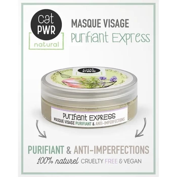PURIFIANT EXPRESS Masque Visage Peau Mixte à Grasse Boutons + Acné | UrbanK