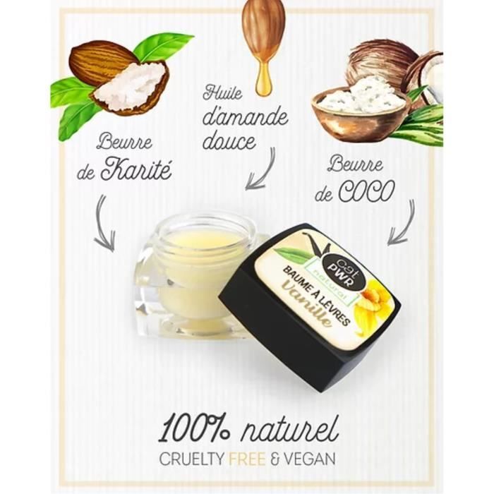 Baume à Lèvres VANILLE Ultra Hydratant et Gourmand | UrbanK