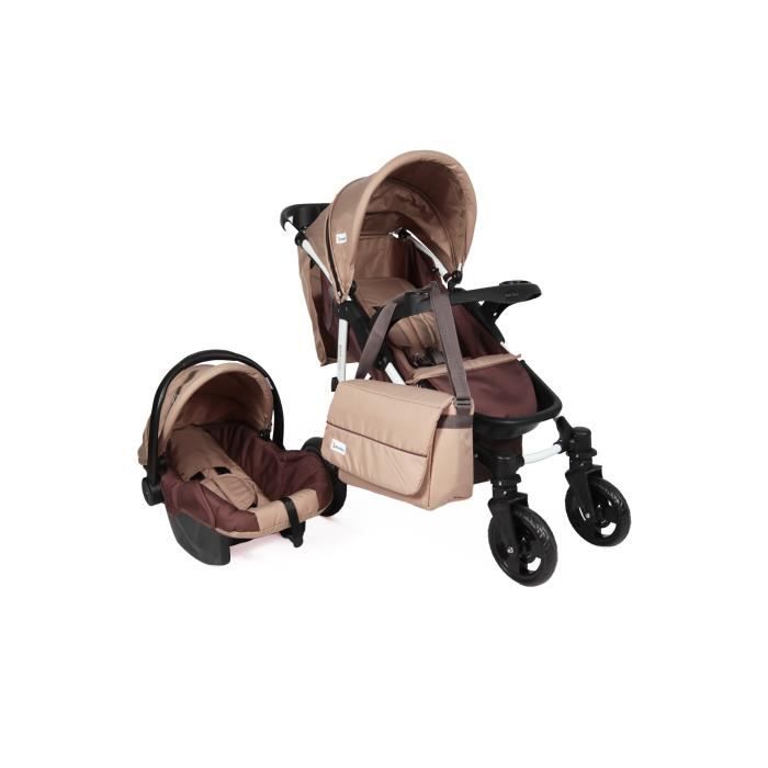 Poussette Duo + Maxi Cosi + Sac - Mon Bebe - Beige