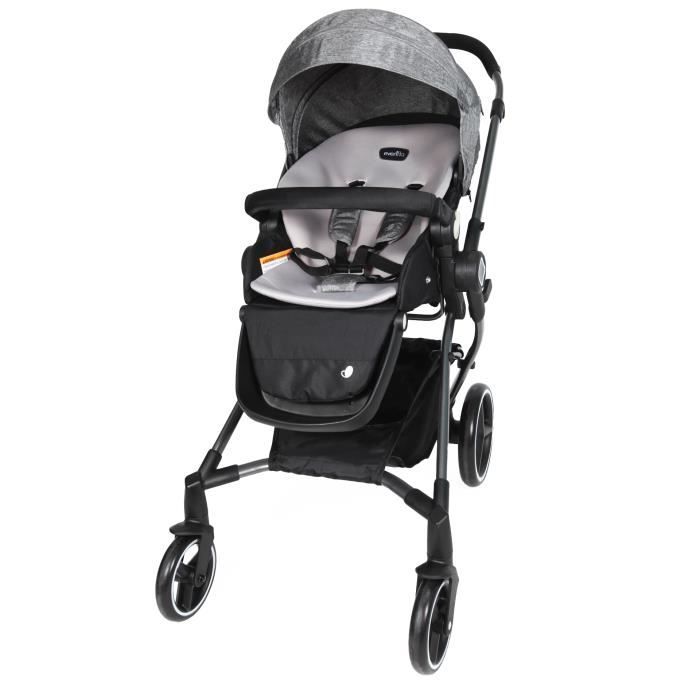 Poussette Reversible Nuveu - Evenflo - Gris