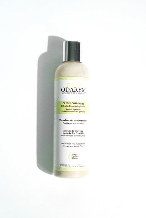 Crème Coiffante - ODARYM - Spiruline & Huile de Coco - 250 ml - Hydratant - Sans Parabène