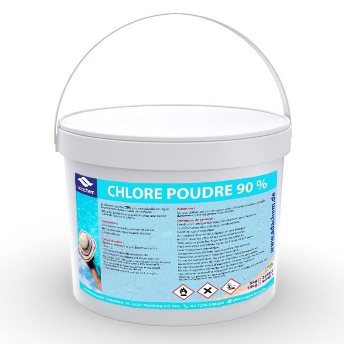 CHLORE 90% POUDRE - 5kg