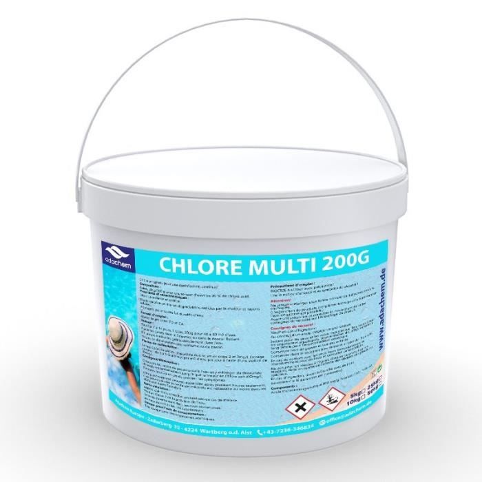 CHLORE MULTI GALET 200G - 5kg