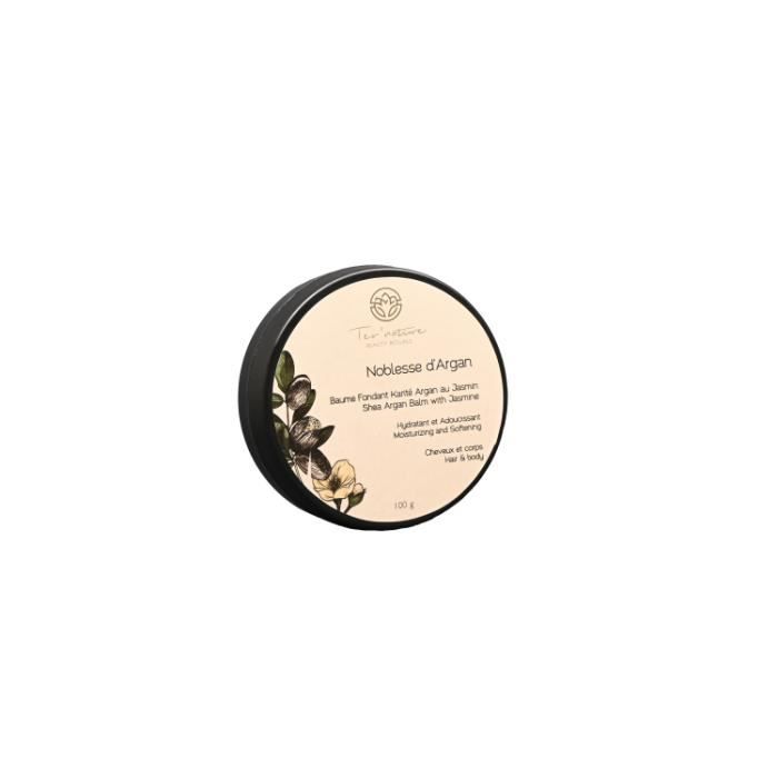 "NOBLESSE D'ARGAN" BAUME KARITE ARGAN AU JASMIN