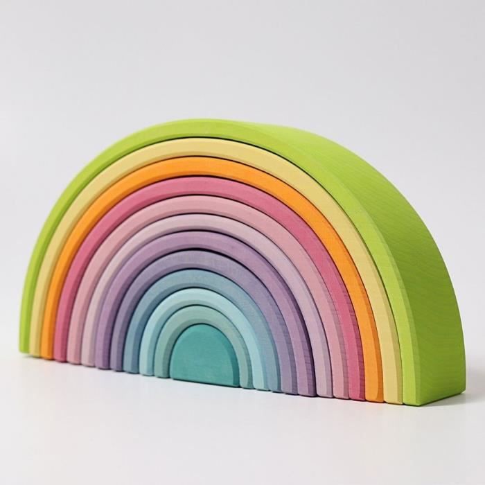 Grand arc-en-ciel - Pastel