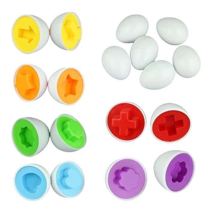 Lot de 6 œufs à assembler