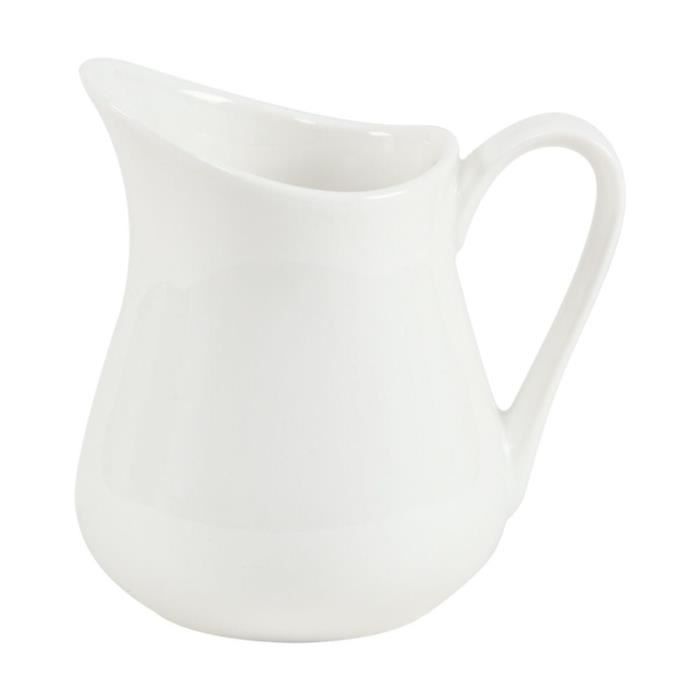 Pichet blanc en porcelaine